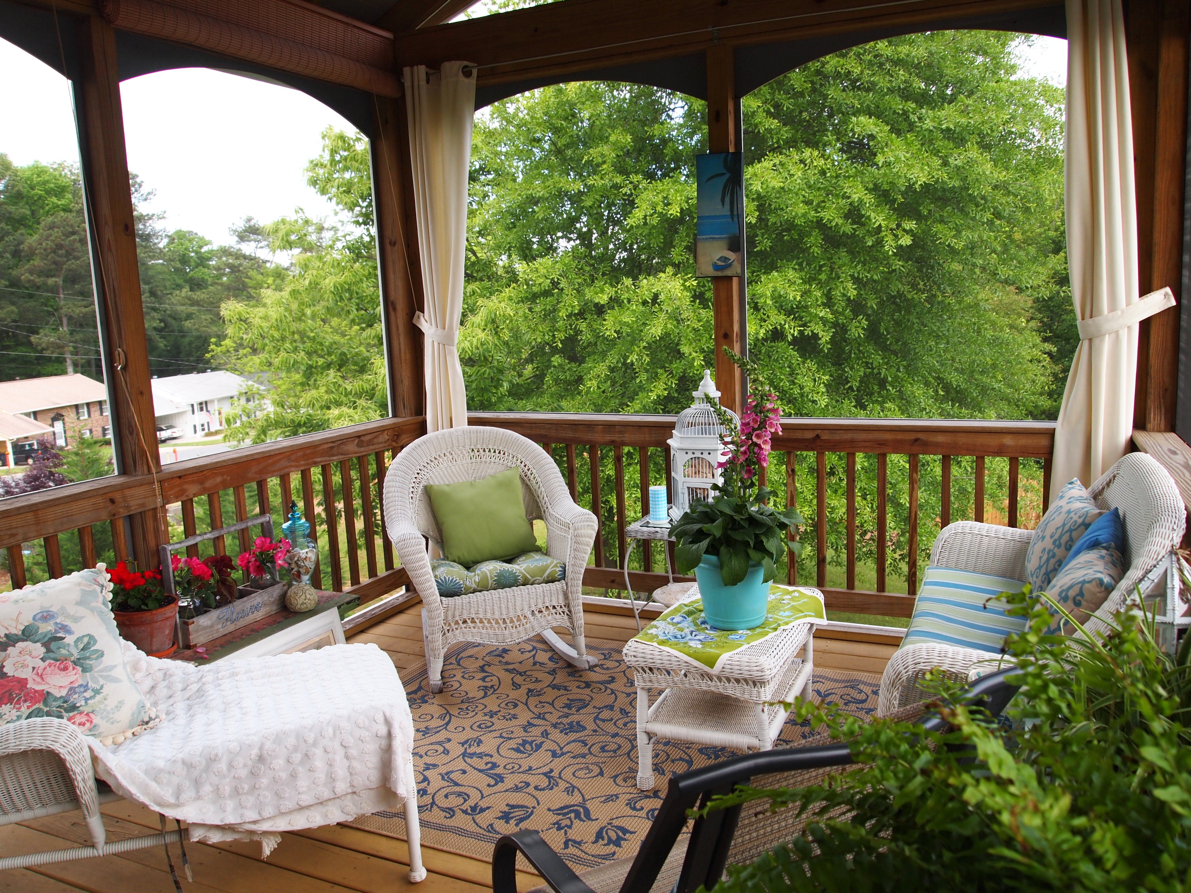 Screened Porch Decorating — A Cultivated Nest