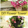 DIY Flower Tower