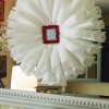 paper doily wreath