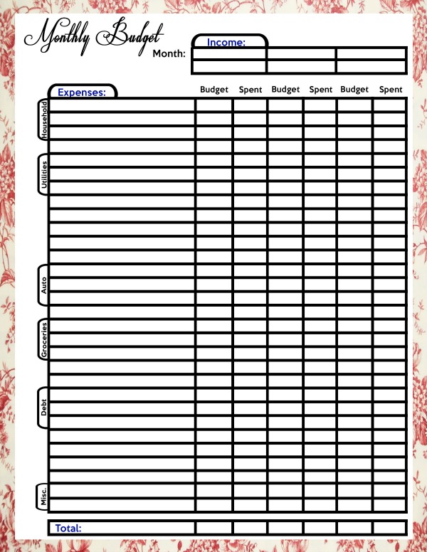 free-printable-monthly-budget-sheets