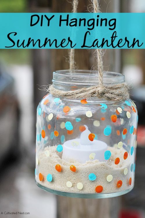 15 Fun Summer Mason Jar DIY Ideas A Cultivated Nest