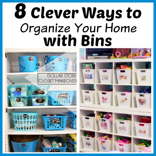 What are some ways to organize your home?