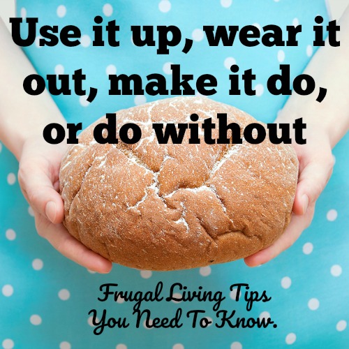 Use it up, wear it out, make it do, or do without was a very popular saying back in the day! If you are trying to get out of debt you really need to adopt this attitude because any money that you don't spend is money you can use to reduce your debt or save for the future! Depression era frugal living tips, frugal living tips, money saving tips #frugal #moneysavingtips #acultivatednest