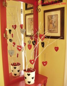 Valentine's Decorations & Re-puposing a Potholder - A Cultivated Nest