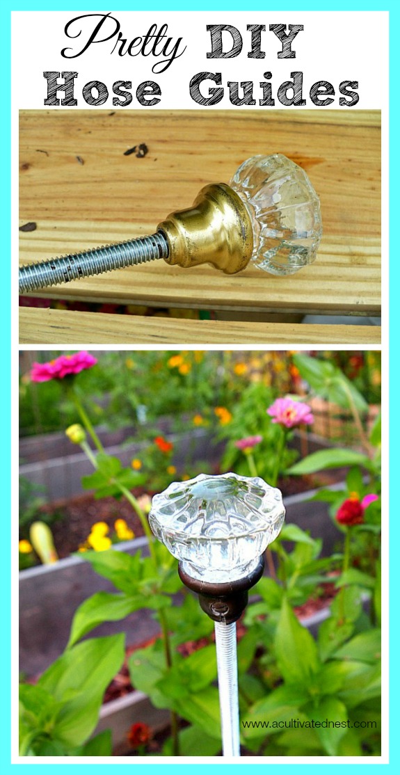 Blinged Diy Garden Hose Guides