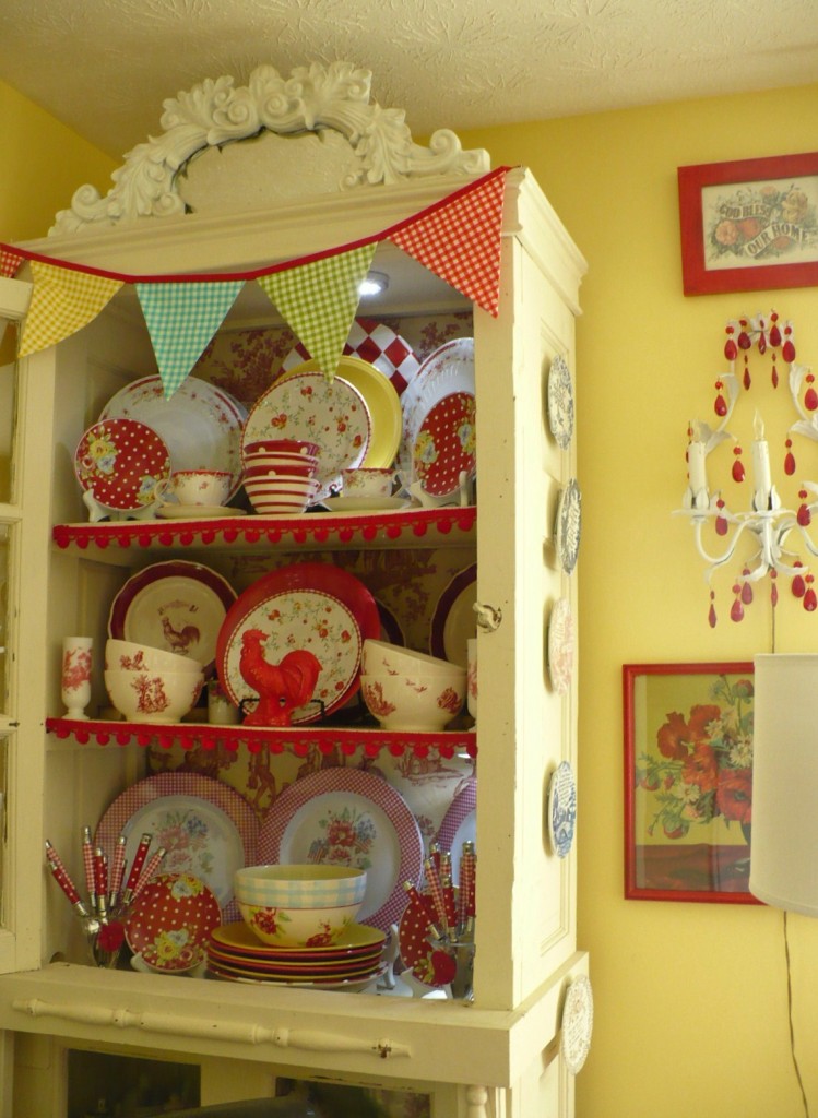 cottage style china cabinet