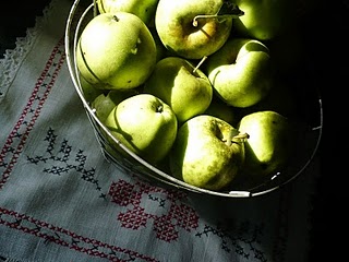 home grown apples