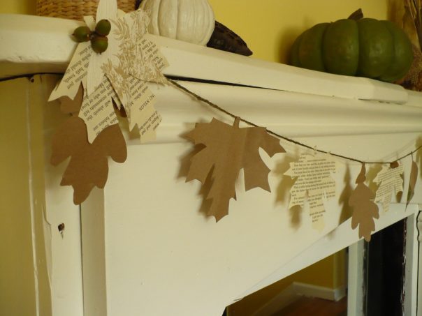 paper leaf garland