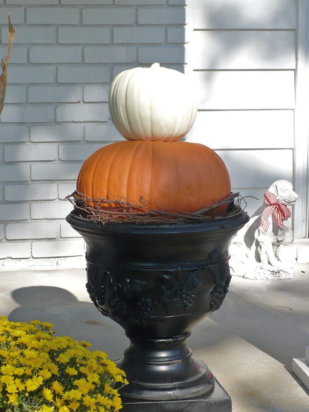 pumpkin topiary