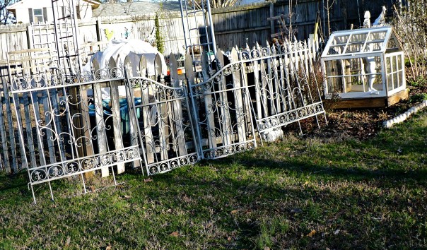 thrifted iron gate from TJMaxx