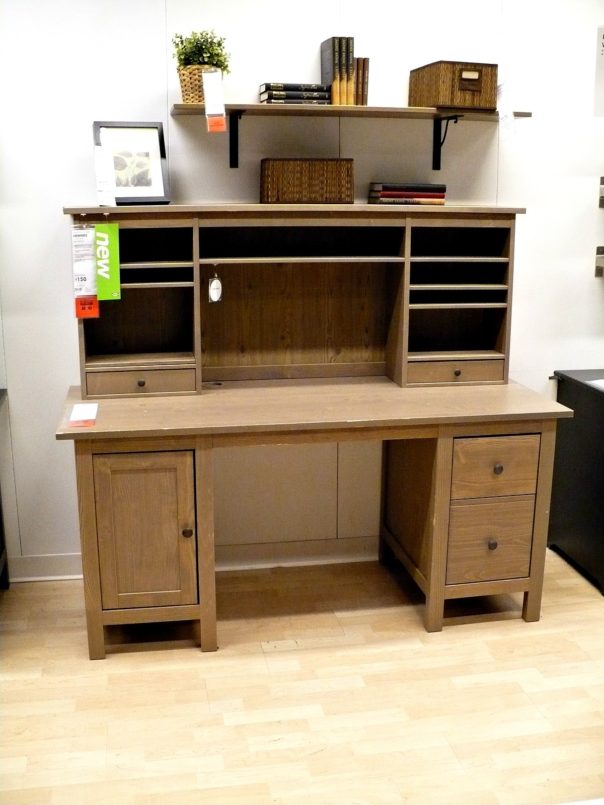 IKEA desk with hutch