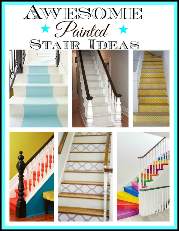 Awesome Painted stair ideas