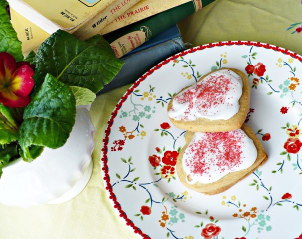 heart shaped sugar cookies