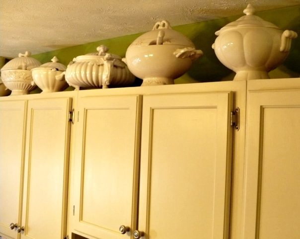 white soup tureens