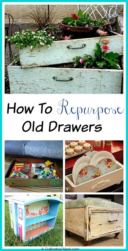 How To Repurpose Old Drawers