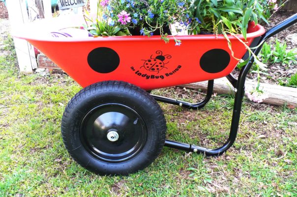 Ladybug Wheelbarrow