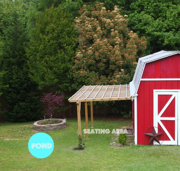 arbor on barn