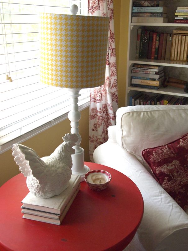 houndstooth lampshade