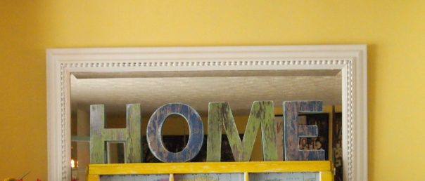 faux barnwood letters