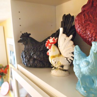 ceramic rooster collection