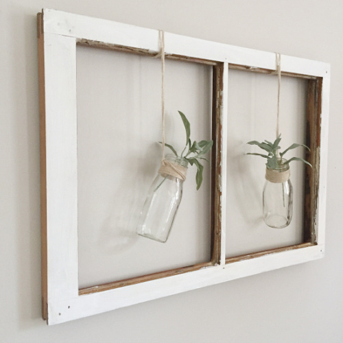 Using Old Windows- Lots of great ideas for ways you can use old windows in your home and garden. They add charm, style, and elegance to your space. #ACultivatedNest