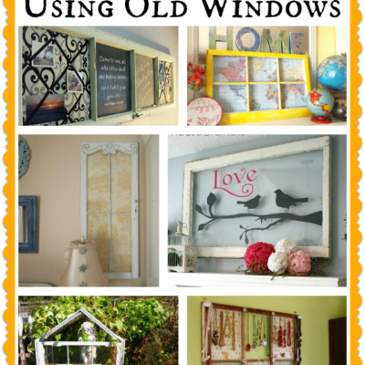 Here are 10 Inspired Ideas for using old windows