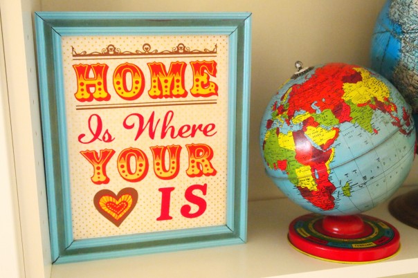 home is where your heart is sign