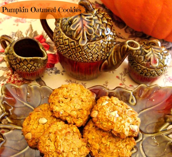 pumpkin oatmeal cookies