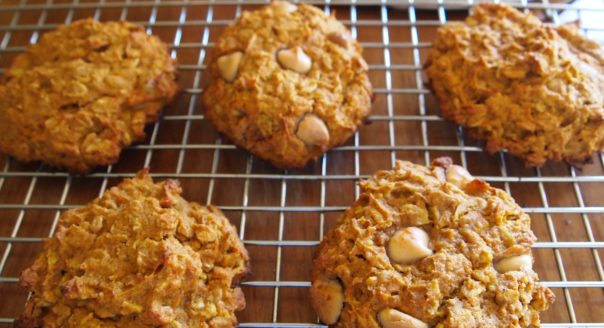 pumpkin oatmeal cookies