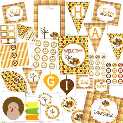 13 Free Thanksgiving Printables - Kids Crafts &amp; Home Decor
