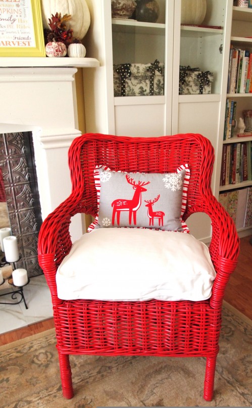 chair with pillow