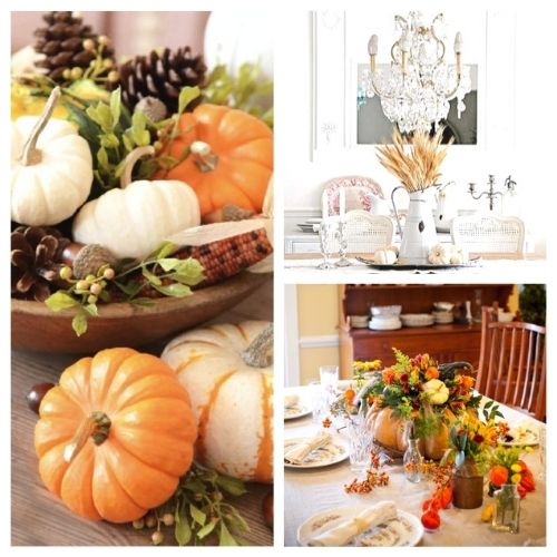 15 Inspired Ideas for Your Thanksgiving Table- Make your Thanksgiving table extra beautiful this year with these lovely Thanksgiving table décor ideas! They're elegant, gorgeous, and easy to replicate, too! | #ThanksgivingDecorating #Thanksgiving #fallDecor #fallDecorating #ACultivatedNest