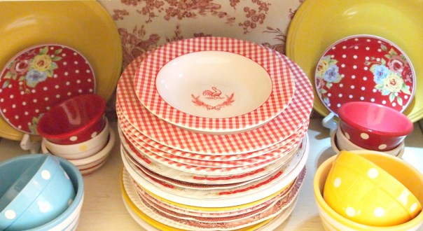 stack of plates - A Cultivated Nest