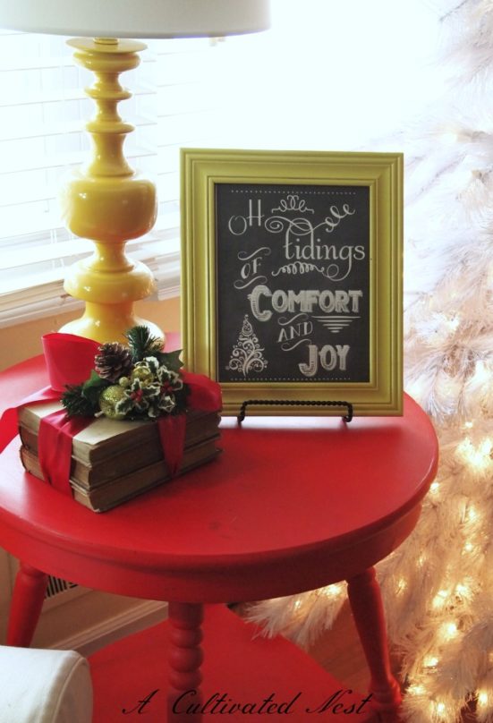 Christmas Chalkboard Printable