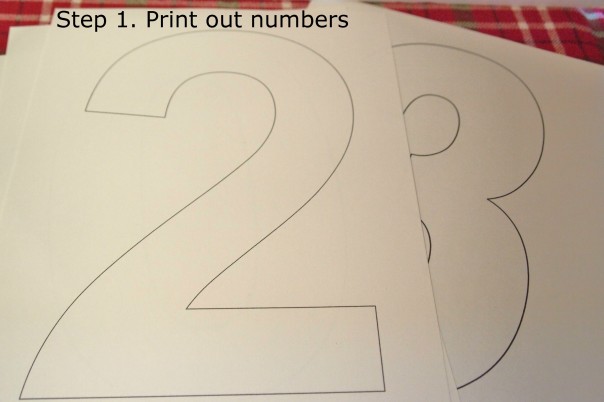 Step 1. print numbers