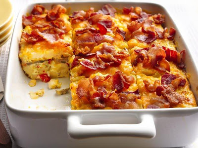 egg & bacon casserole