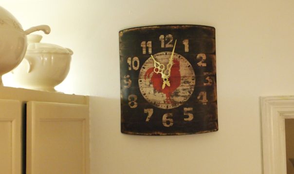 farmhouse style clock- Acultivatednest.com