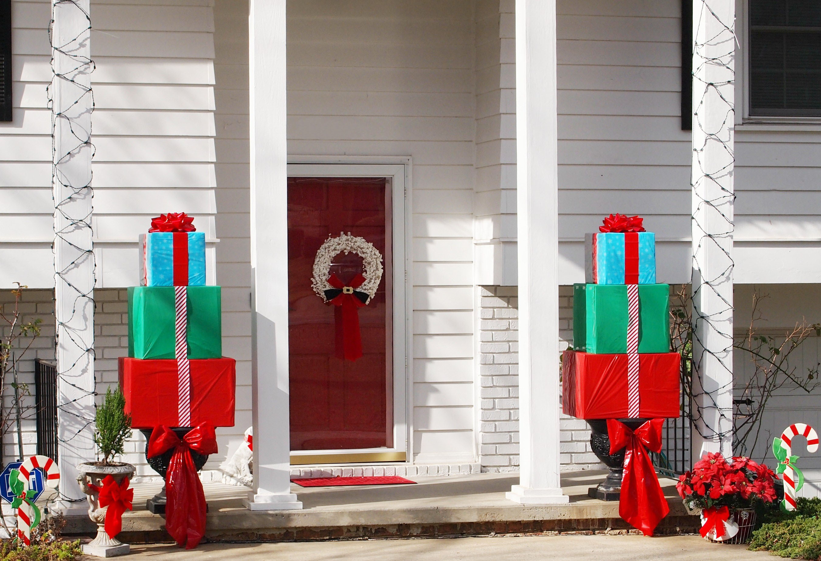 christmas topiary outdoor