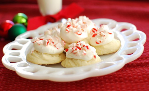 peppermint pretties Christmas cookies