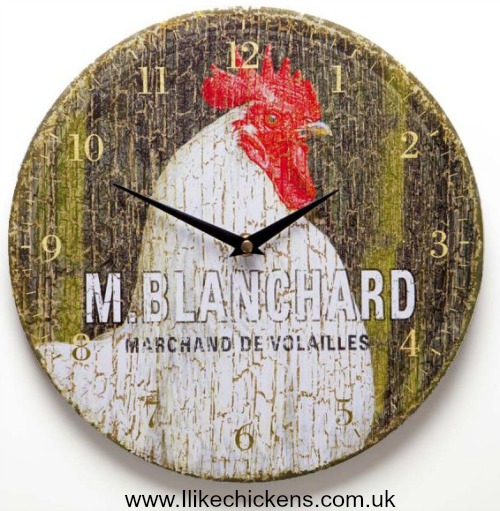 rooster clock