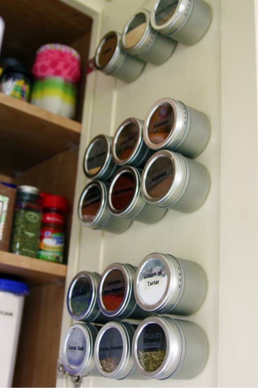 IHeart Organizing: DIY Spice Jar Labels