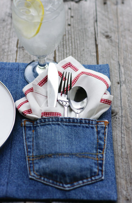 denim placemat