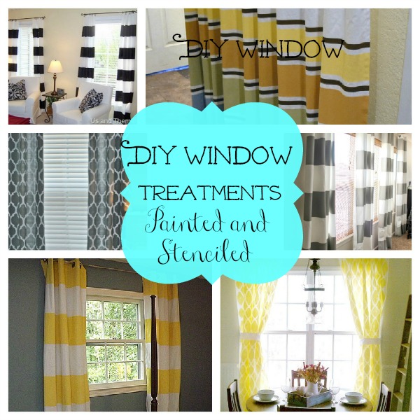 DIY Painted Curtains - What a great way to save some money and get an amazing look that you can tailor to your home!