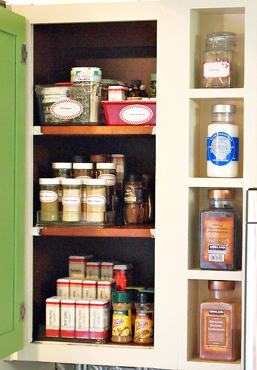 10 Spice Cupboard Organization Ideas- A Cultivated Nest