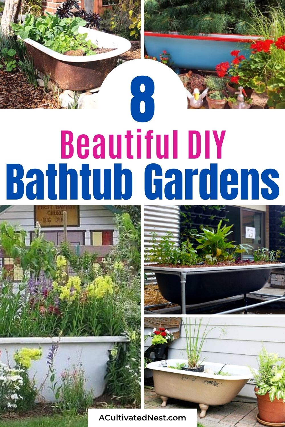 bathtub garden ideas