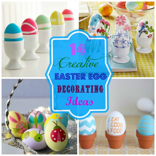 14 Unique Easter Egg Decorating Ideas- Tired of the same old dyed Easter eggs? Then you need to check out all these creative and unique ways you can decorate your Easter eggs this year! | #EasterEggs #Easter #craft #DIY #ACultivatedNest