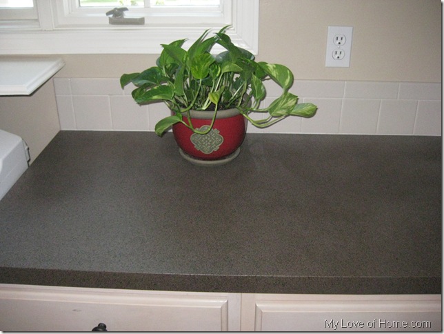 DIY Saturday Paint Your Old Tired Laminate Counters A Cultivated Nest   DIY Spray Painted Laminate Countertop 