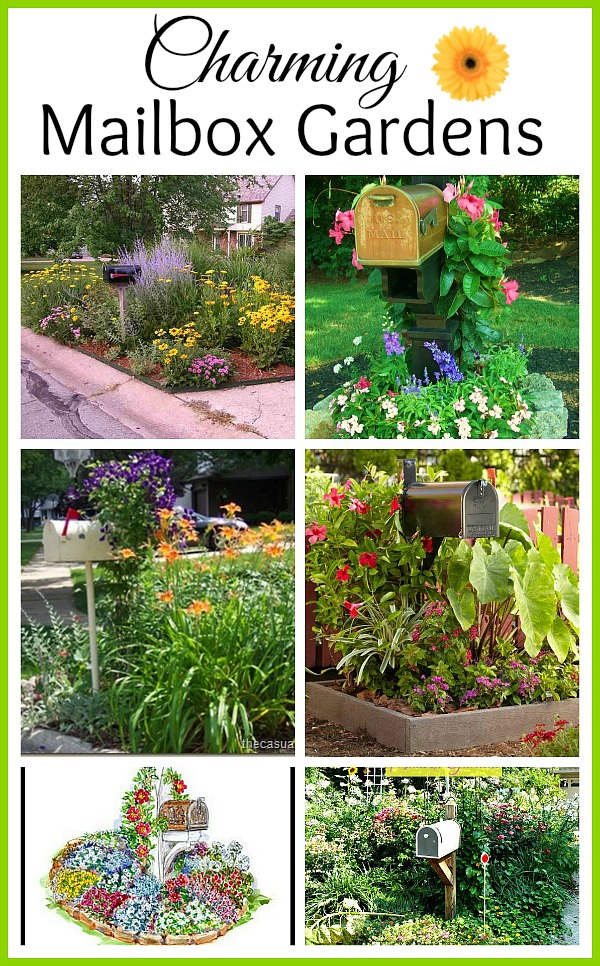Add a charming mailbox garden to boost your curb appeal