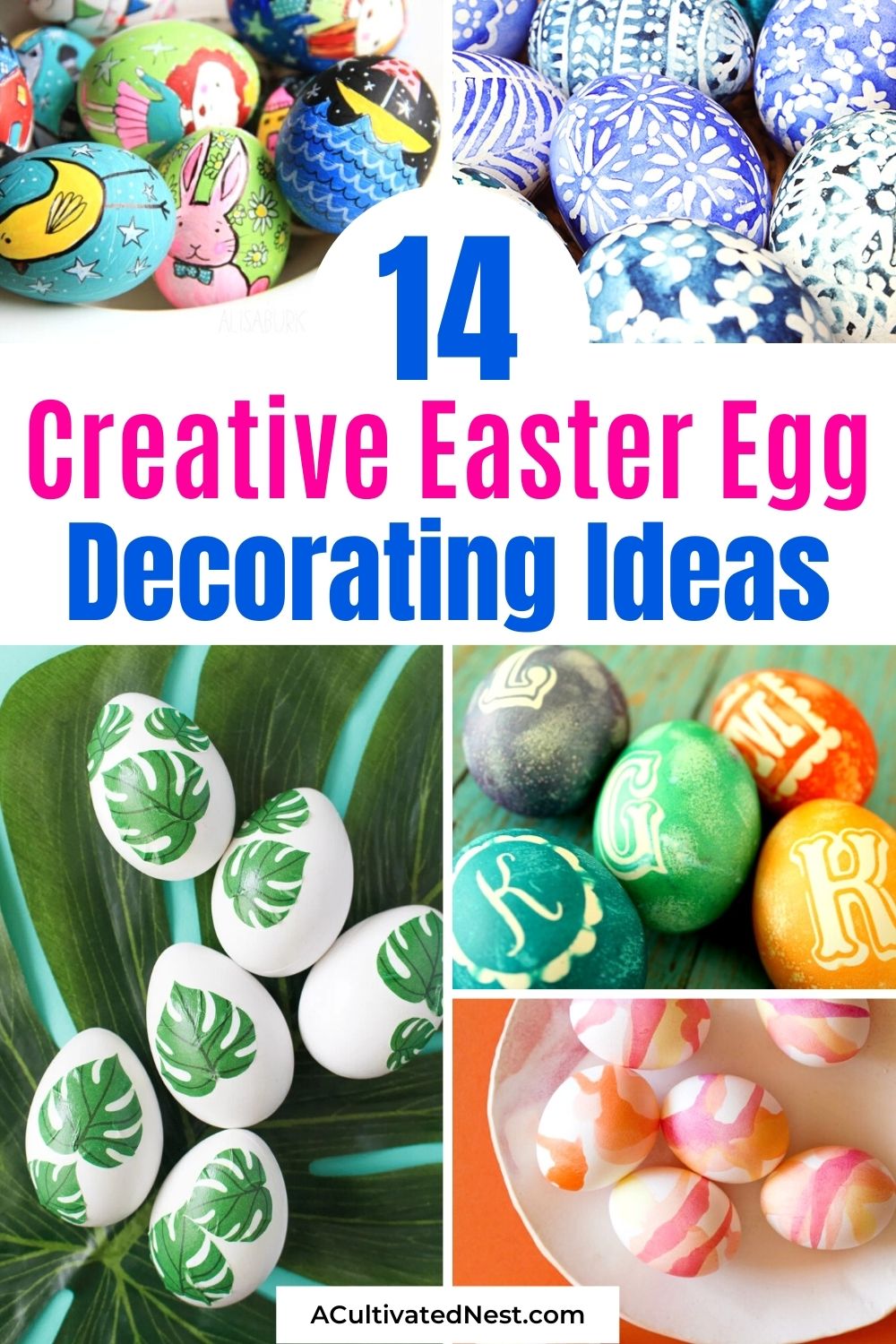 14 Creative Easter Egg Decorating Ideas