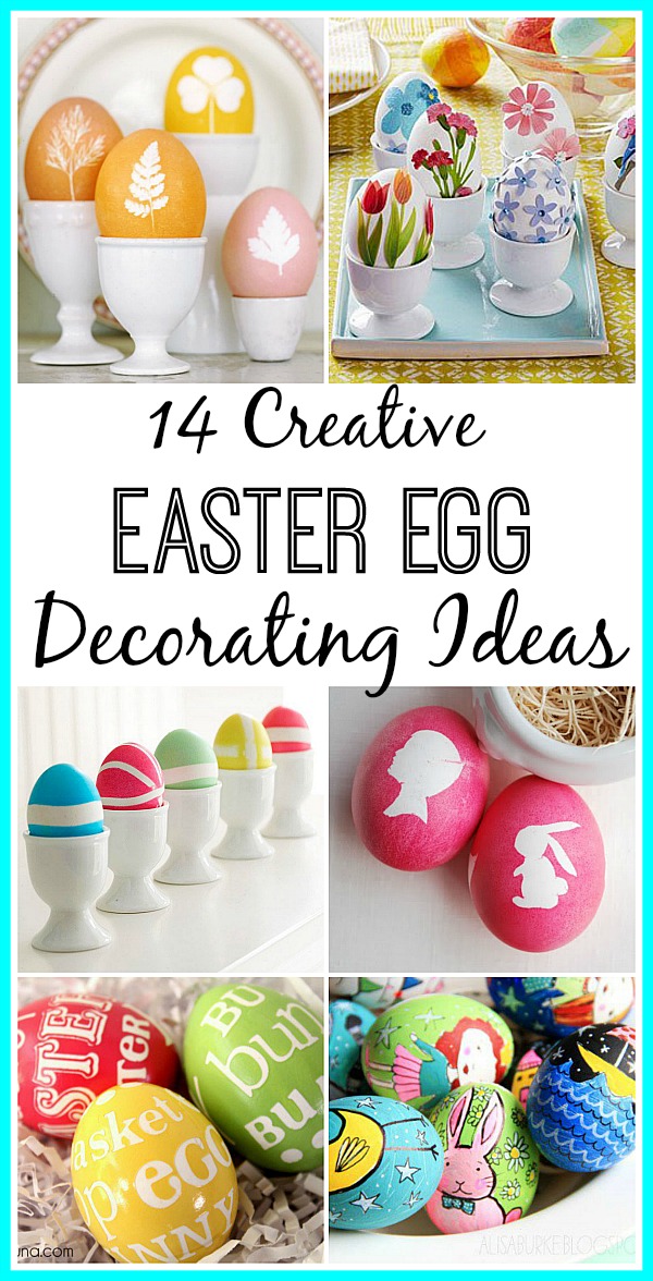 14 Creative Easter Egg Decorating Ideas- A Cultivated Nest